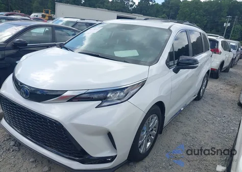 2023 Toyota Sienna 25Th Anniversary Edition из США, поврежденный, VIN 5TDCSKFC7PS081994